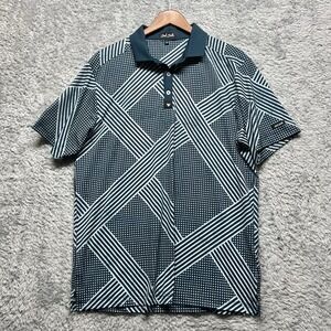 Bad Birdie Polo Shirt Mens Large Blue Slammer & Squire World Golf Village